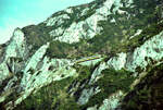 Museal wirkender Zug der Wendelsteinbahn, Sommer 1984