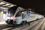 4110 112-8 stand am Abend des 16.01.2021 als IC 2176 von Dresden Hbf nach Warnemünde gegen 18:23 Uhr im Rostocker Hbf.