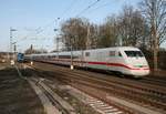 401 567 als ICE 936 (Stuttgart Hbf–Hamburg-Altona) am 26.03.2017 in Klein Sstedt