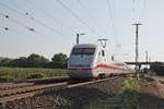 Nachschuss auf 401 085-6  Freilassing , welcher am Nachmittag des 13.09.2016 durch den Bahnhof von Müllheim (Baden) gen Schweiz fuhr.