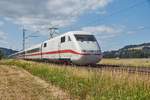 ICE 401 010-4  Gelsenkirchen  ist auf dem Weg in Richtung Leipzig,gesehen am 20.06.2018 bei Reilos.