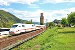 DB Fernverkehr ICE1 (401 xxx) am 10.08.19 in Oberwesel