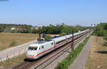 401 004-7 als ICE 277 (Berlin Ostbahnhof-Basel Bad Bf) bei Wiesental 22.4.20