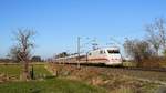 DB Fernverkehr Tz 159 (401 059/559)  Bad Oldesloe  als ICE 929 Kiel Hbf - Passau Hbf (Hüde, 02.03.2021).