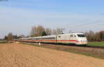 401 005-4  Offenbach am Main  als ICE 279 (Berlin Ostbahnhof-Basel SBB) bei Riegel 8.3.21