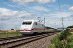 401 590-5 als LPFT-A 78635 (Mannheim Hbf - Basel Bad Bf) am Mittag des 28.06.2020 südlich von Auggen.