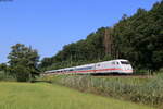 401 052-6  Hannau  als ICE 772 (Stuttgart Hbf-Hamburg Altona) bei Kinzighausen 18.7.21