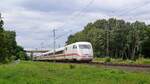 DB Fernverkehr Tz 166 (401 066/566)  Gelnhausen  als ICE 929 Kiel Hbf - Passau Hbf mit mehr als 90 Minuten Verspätung aufgrund einer Bombenentschärfung in Hamburg (zwischen Lembruch und