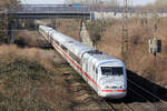 DB 401 052-6 überraschend auf der Hamm-Osterfelder Strecke in Recklinghausen 28.2.2022