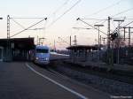 ICE-1 getauft auf  Bebra  bei der Durchfahrt des Bahnhofes Stuttgart-Untertrkheim am 07.Februar 2008. Fahrtziel war Mnchen Hbf.