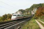 ICE 401 019-5  Lneburg  auf dem Weg nach Basel am 12.10.2008 in Istein.