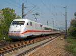 ICE 871 (Berlin Ostbahnhof-Basel SBB) in Muggensturm Nord, aufgenommen am 15.4.09.