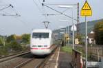 401 007 am 30.09.10 als Umleiter in Thngersheim