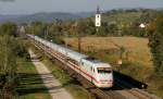 401 *** als ICE 277 (Berlin Ostbahnhof-Interlaken Ost) bei Denzlingen 1.10.11