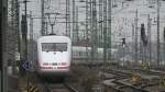 ICE 890 auf dem Weg nach Hamburg-Altona der gerade vom Leipziger Hbf losgefahren ist durchfhrt gerade das ICE Werk Leipzig (leider nicht im Bild).Aufgenommen am 19.11.2011 in Leipzig