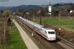 401 056-3  Gtersloh  als ICE 871 (Berlin-Basel) am 17.03.2012 bei Denzlingen.