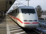 ICE 1 , BR 401 090-6 , am 15.01.2013 in Wolfsburg Hbf..