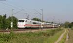 401 080-7 als ICE 5 (Frankfurt(Main)Hbf-Zrich HB) bei Kndringen 6.6.13