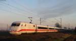 401 053-4  Neumünster  als ICE 5 (Frankfurt(Main)Hbf-Zürich HB) bei Riegel 15.1.14