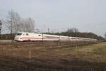 401 082 als ICE 76 (Zrich HB–Kiel Hbf) am 21.03.2011 in Radbruch