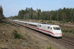 401 576 als ICE 79 (Hamburg-Altona–Zrich HB) am 02.04.2011 zwischen Unterl und Eschede