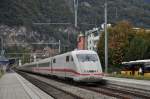 ICE 401 576-4 hält beim Bahnhof Interlaken West.