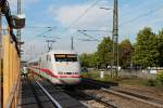 Durchfahrt am 17.04.2014 von 401 575-6 als ICE 75 (Hamburg Altona - Zürich HB) in Müllheim (Baden).