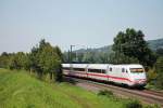 Nachschuss auf 401 085-6  Freilassing  am 01.08.2014 bei Kollmarsreute gen Offenburg.