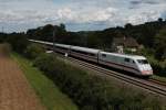 Nachschuss auf 401 079-9 am 24.08.2014 bei Müllheim (Baden) auf dem Weg nach Norddeutschland.