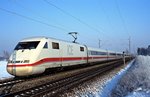 401 010  bei Augsburg - Hochzoll  05.01.95