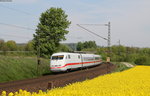 401 078-1  Bremerhaven  als ICE 75 (Hamburg Altona-Zürich HB) bei Burgstemmen 6.5.16