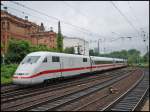 Nachschuss ICE 1 Bei Der Ausfahrt Aus Dem Hamburger Hbf Zur Weiterfahrt Nach Hamburg Altona Kommend Vom Mnchen-Hbf 16.06.07