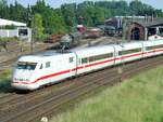 401 017 als ICE nach Hamburg in Lengerich, 08.06.14