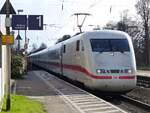 401 072 als ICE nach Berlin (umgeleitet) in Kattenvenne,  17.03.19