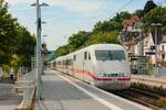 DB ICE 401 510  Gelsenkirchen  in Oberwinter, Juli 2025.