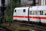 HAMBURG, 12.09.2009, ICE 401 563-2 nach München Hbf bei der Ausfahrt aus Hamburg Hbf