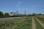 401 087-2 als ICE 277 von Berlin nach Interlaken am frhen Nachmittag des 19.10.13 bei Hgelheim.