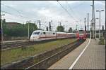 402 027  Ludwigslust  rollt am Abend des 27.05.2007 als ICE 856 von Berlin Ostbahnhof nach Kln Hauptbahnhof in den Hagener Hauptbahnhof ein.