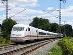 402 037 (NEUSTRELITZ) als ICE 1110 nach Norddeich=Mole in Rheine, 16.07.2022