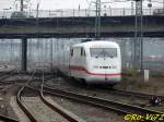 ICE 2  Koblenz  (Taufe am 29.03.2003 in Koblenz Hbf), verlsst soeben den Hagener Hbf. 27.10.2007.