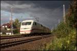 Ein 402 046 ist auf dem Weg von Berlin-Ostbahnhof in Richtung Rheinland.