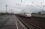 Hier 402 032-7  Frankfurt(Oder)  als ICE548 von Berlin Hbf.(tief) nach Dsseldorf Hbf.