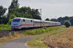 ICE 2  Stendal  am 28.07.2013 als  Geisterfahrer  bei Nagel gen Kronach.