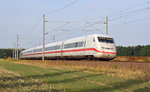 Ein ICE 2 der BR 402 rollte am Morgen des 03.09.16 als ICE 906 durch Burgkemnitz Richtung Berlin, Ziel des Zuges war Hamburg-Altona.