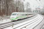 ICE 402 DB  Klimaschützer  in Wuppertal, Januar 2021.