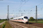 403 005-2  Baden-Baden  und 403 060-7  Linz am Rhein  als ICE 109 (Dortmund Hbf-Basel SBB) bei Niederschopfheim 15.5.17