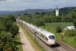 403 008-6  Murnau am Staffelsee  und 403 029-2 als ICE 107 (Köln Hbf-Basel SBB) bei Denzlingen 22.6.18