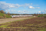 403 027  Siegen  als ICE 1002 von München Hbf nach Berlin-Gesundbrunnen bei Fahlenbach, 18.03.2019