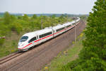 403 015  Singen (Hohentwiel) als ICE 624 von München Hbf nach Dortmund Hbf bei Markt Einersheim, 02.05.2019