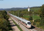 403 020-1   Weil am Rhein  und 403 010-2  Wolfsburg  als ICE 107 (Köln Hbf-Basel SBB) bei Denzlingen 19.9.19